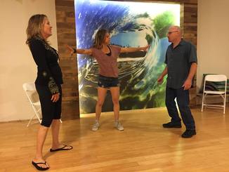 Student's first scene ever